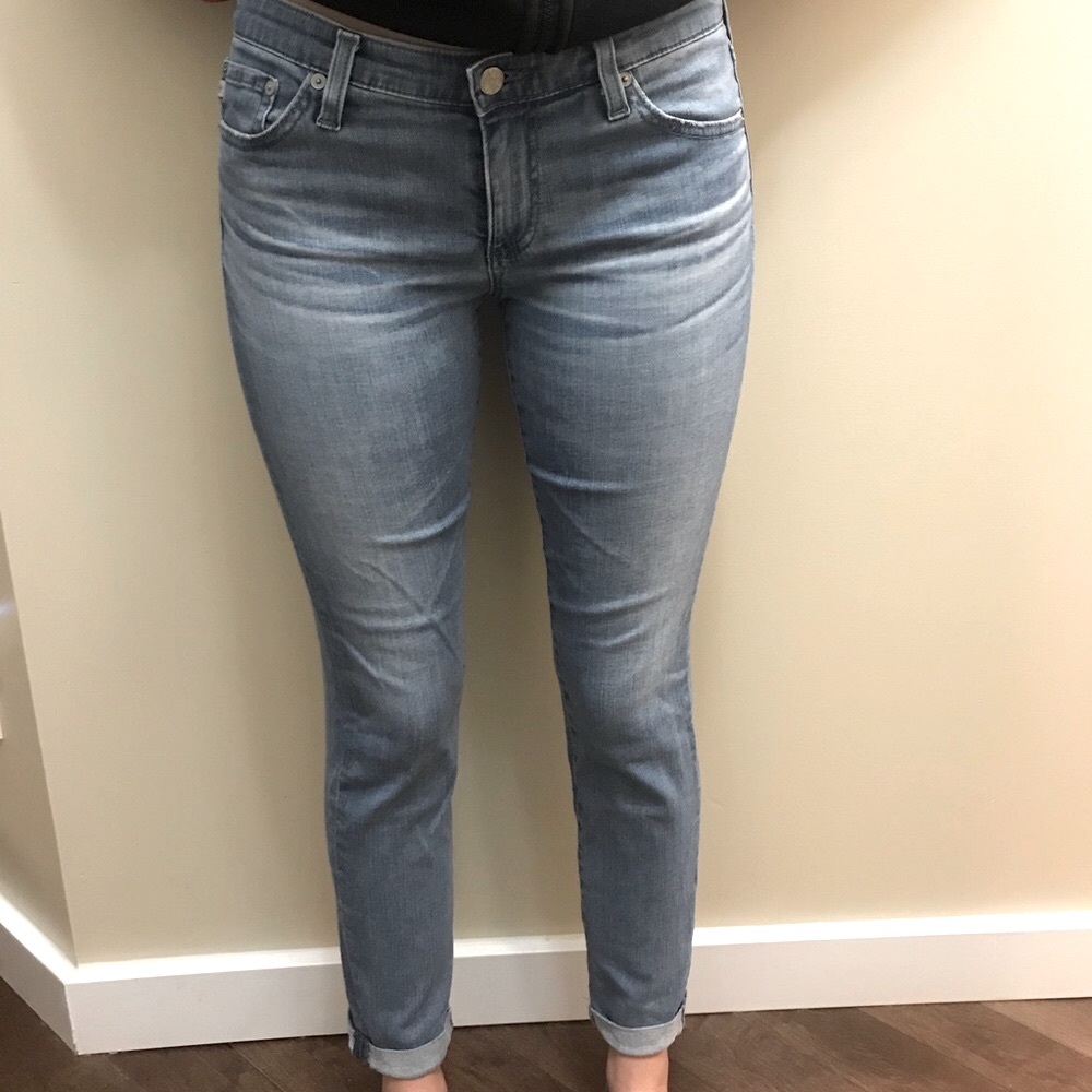 AG The Stilt Cigarette Roll-Up Jeans